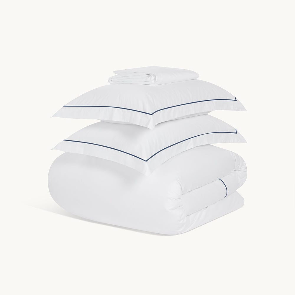Image of the complete set of our premium organic cotton bedding