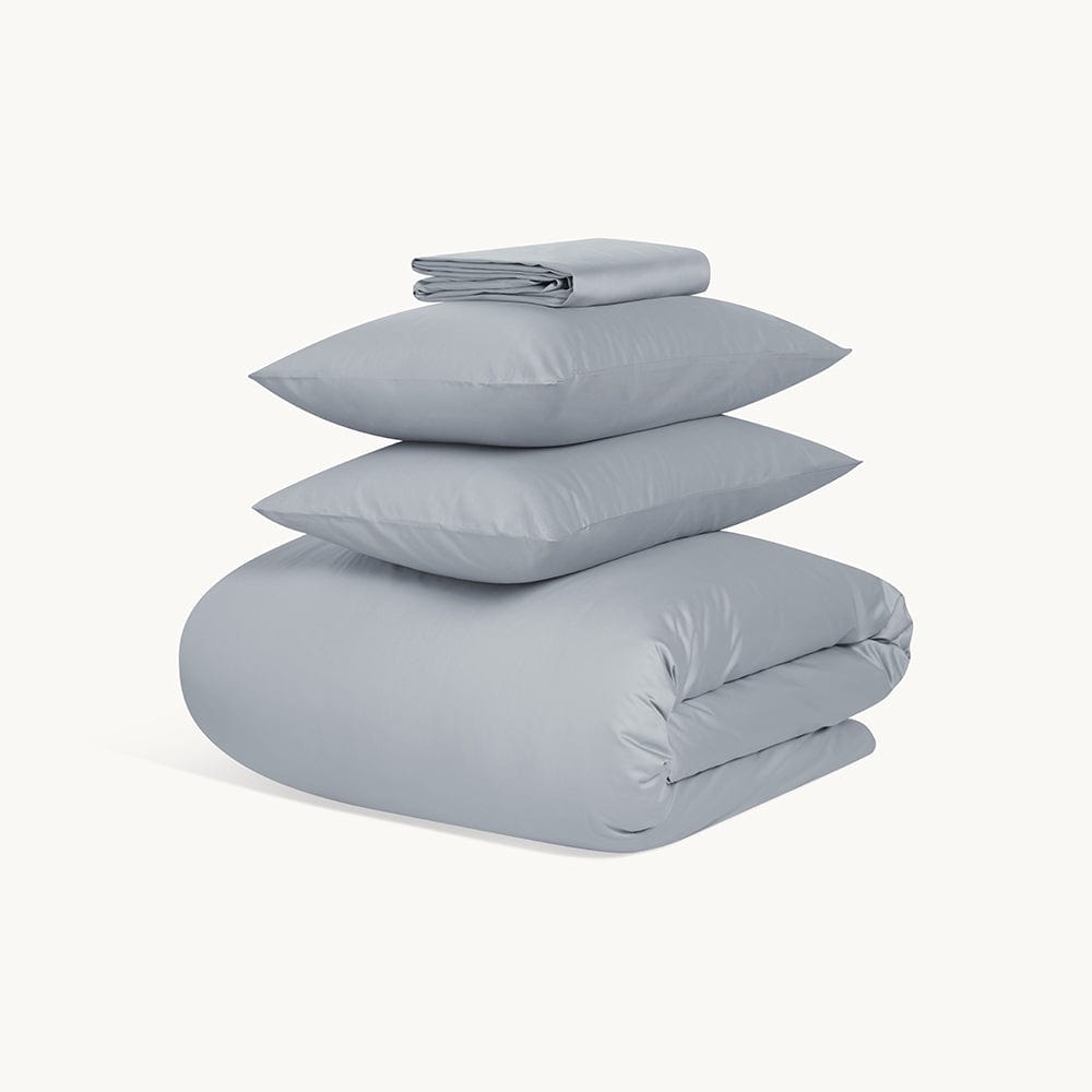 Experience heavenly comfort with our organic cotton bedding set, crafted for ultimate relaxation.