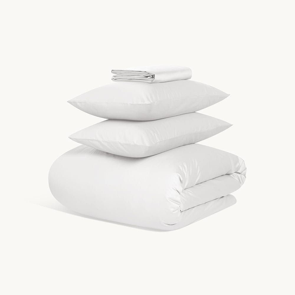 Stylish and sustainable organic cotton duvet cover, perfect for creating a serene sleep environment.