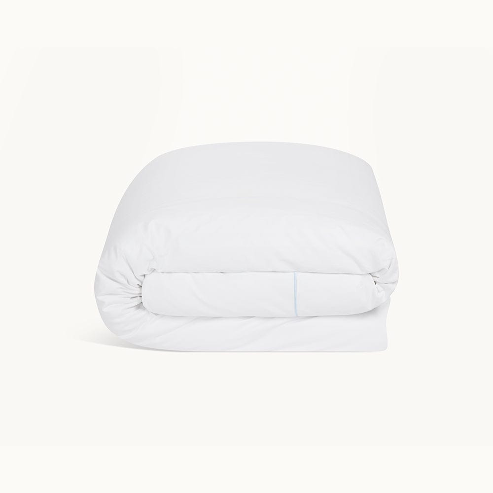 White cotton duvet cover from the Oxford Collection