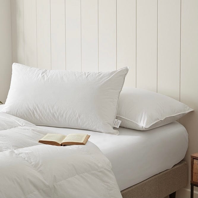 Opulent sleep experience with the luxury feather pillows, offering unrivaled comfort and support.