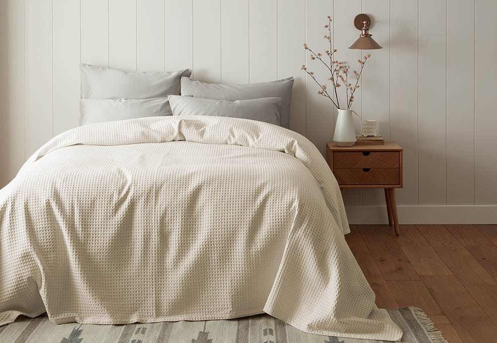 Waffle Bedspread