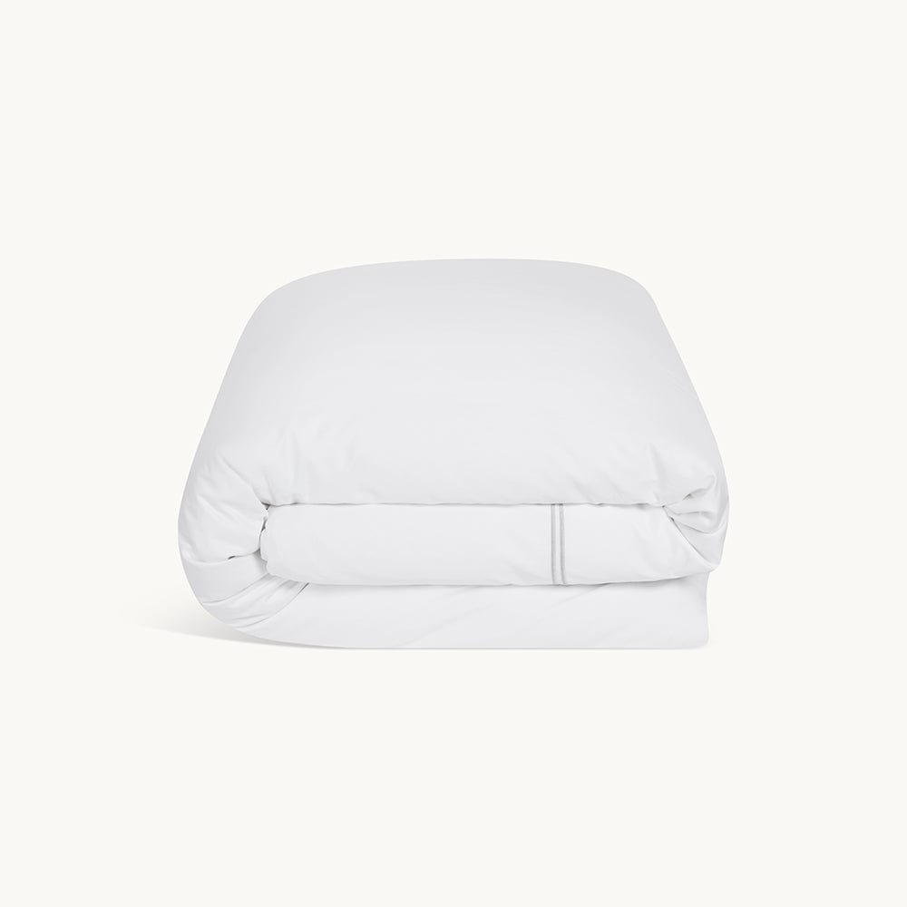 White cotton duvet cover from the Oxford Collection