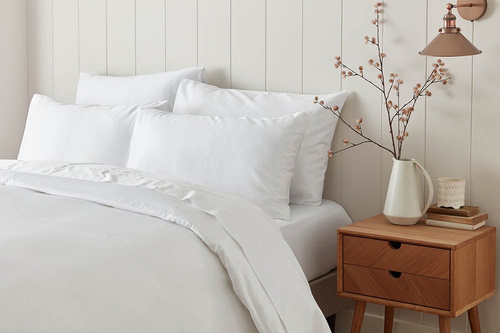 Experience breathable comfort with our organic cotton flat sheet