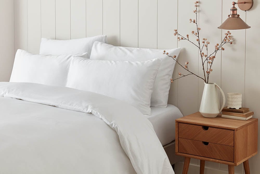 Delight in the organic cotton goodness of our sustainable bedding collection, providing eco-conscious comfort.