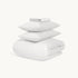 Stylish and sustainable organic cotton duvet cover, perfect for creating a serene sleep environment.