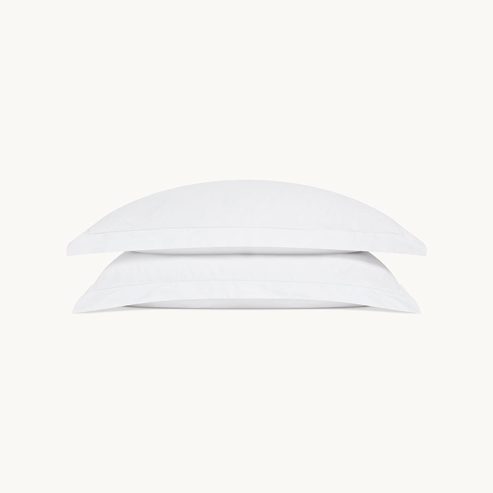 Two silky soft organic cotton pillowcases in a set