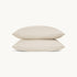 Classic white pillowcases from The Aura Collection for timeless style